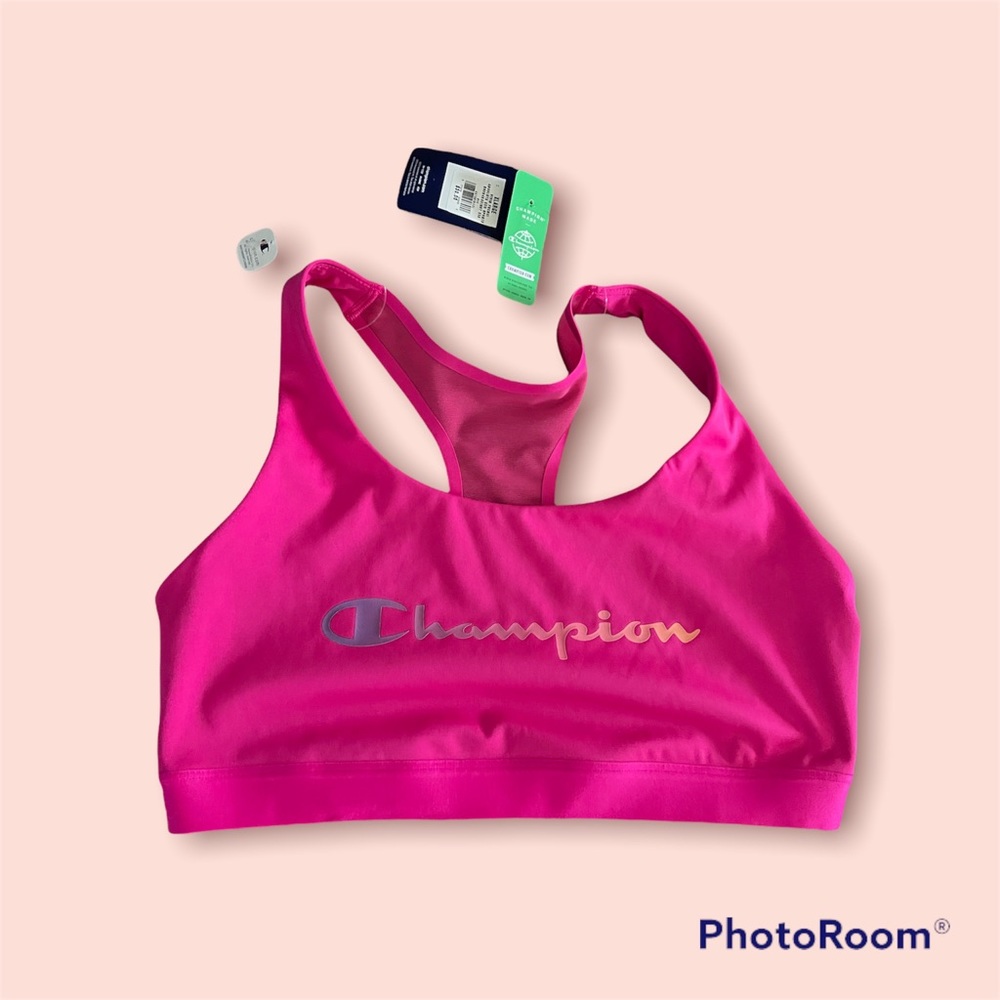 Champion pink sports bra XL